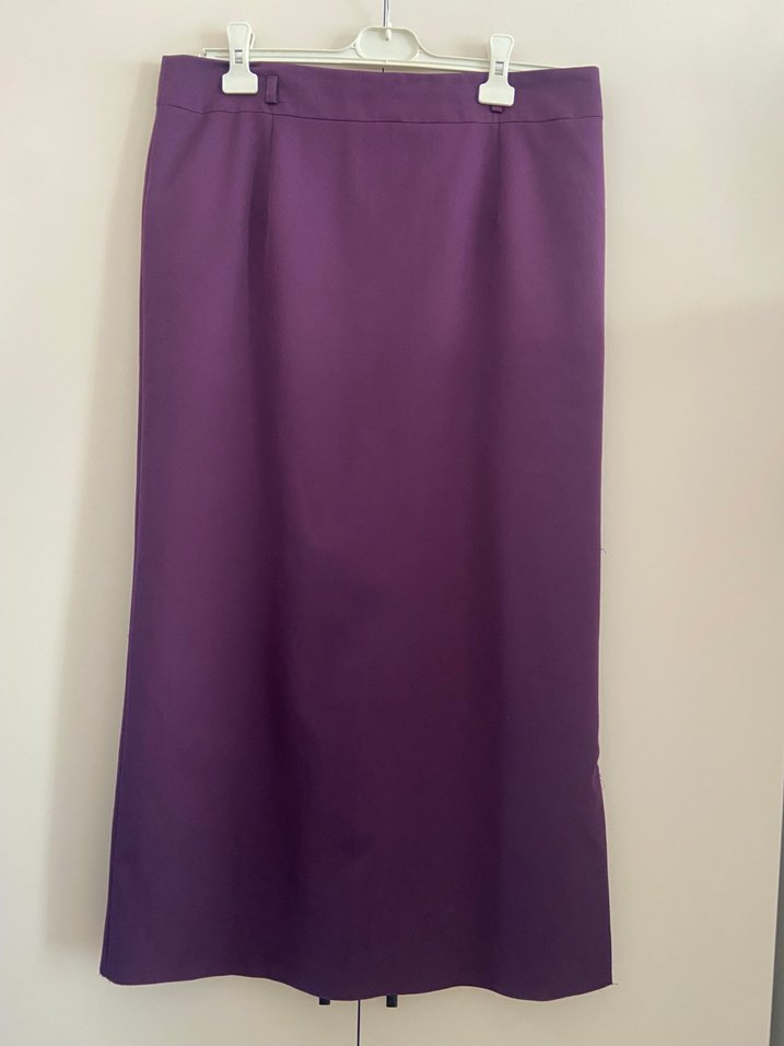 Mor Uzun Kadın Etek - Görsel 2