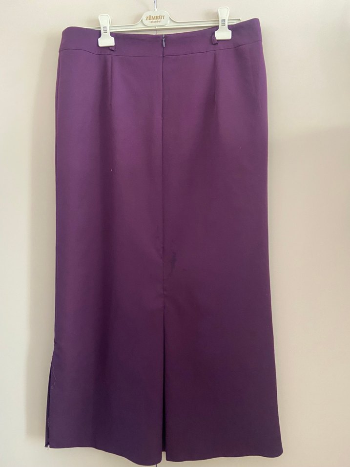 Mor Uzun Kadın Etek - Görsel 4