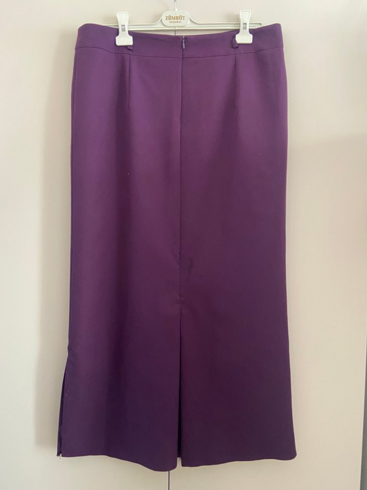 Mor Uzun Kadın Etek - Görsel 3