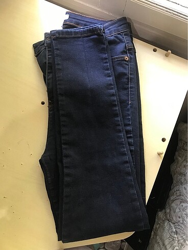 40 Beden lacivert Renk twist dar paça ligralı pantolon