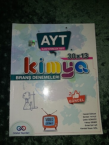 ORBİTAL YAYINLARI AYT KİMYA DENEMELERİ