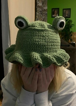 Kurbağa Bucket Şapka