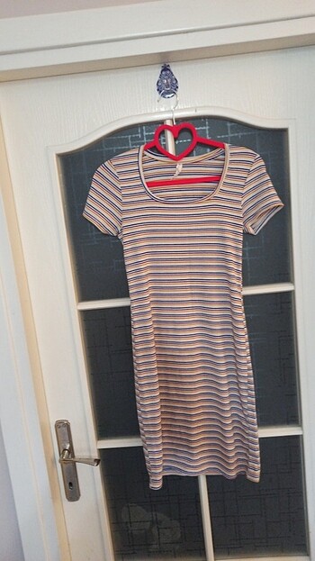 Yazlık penye elbise  - Görsel 3