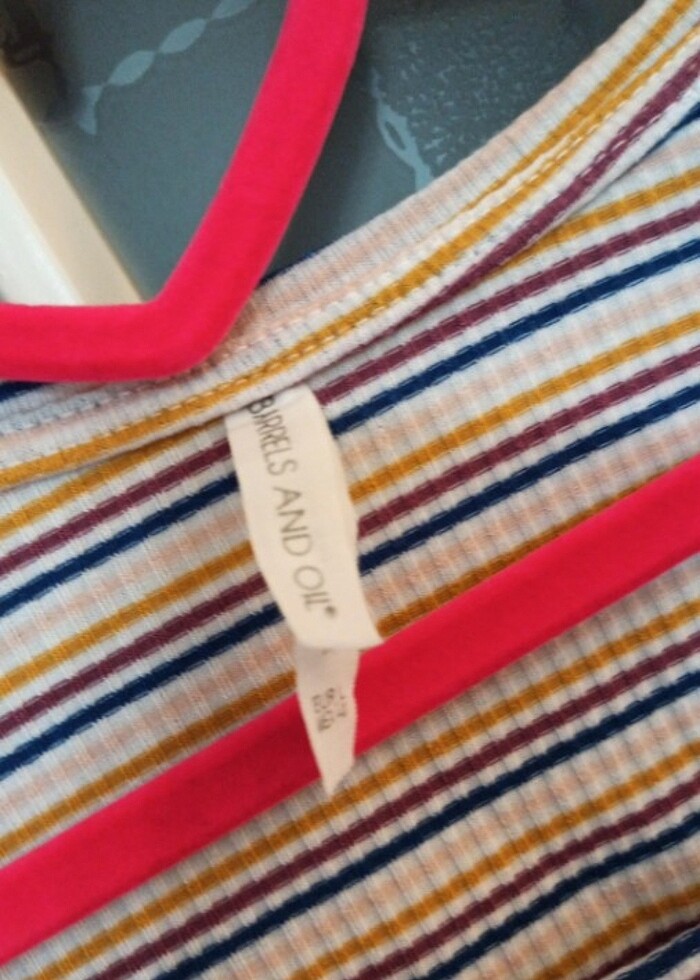 Yazlık penye elbise  - Görsel 4