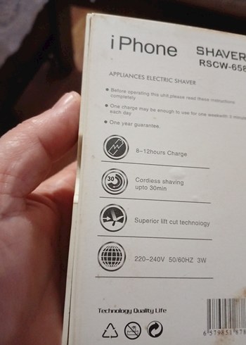 iPone marka traş makinesi - Görsel 13