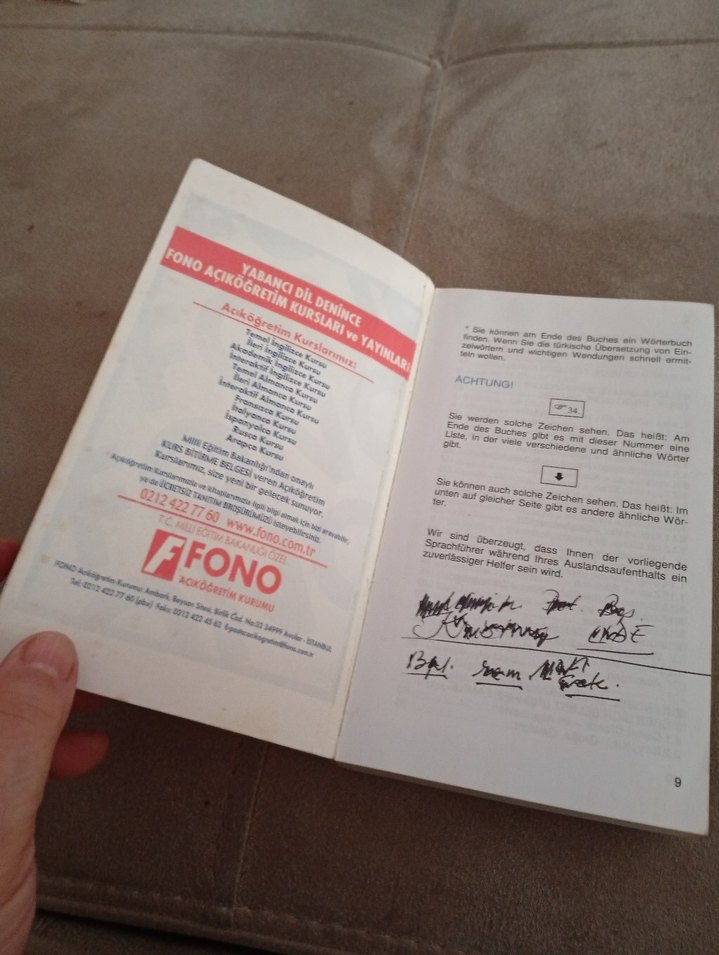 Almanca-Türkçe El Kitabı ve Sözlük Seti - Görsel 3