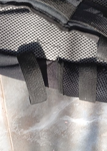 Siyah Erkek Sırt Çantası, Tokalı, Biker Tarzı - Görsel 7