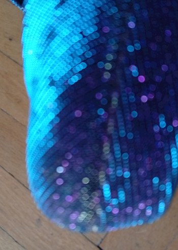 Mor Simli Dolgu Topuklu Kadın Stiletto - Görsel 6