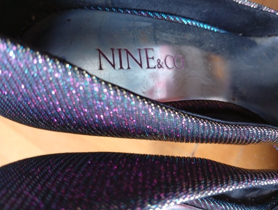 Mor Simli Dolgu Topuklu Kadın Stiletto - Görsel 2