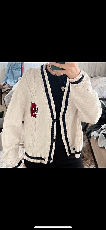 xl Beden LCW Logolu Örme Hırka Yelek
