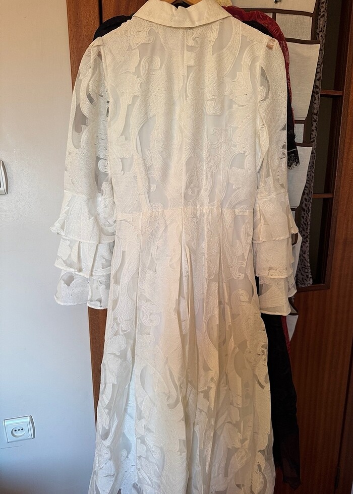 Beyaz nikah elbisesi - Görsel 4