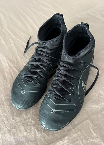 Erkek Siyah Spor Ayakkabı Velcro Bantlı - Görsel 5