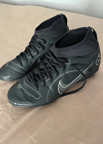 Erkek Siyah Spor Ayakkabı Velcro Bantlı - Görsel 4