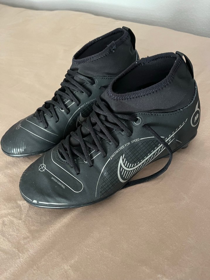 Erkek Siyah Spor Ayakkabı Velcro Bantlı - Görsel 4