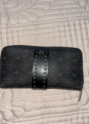 Hotiç Tokalı Siyah Deri Gotik Kadın Cüzdanı - Görsel 8