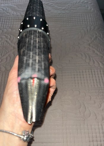 Hotiç Tokalı Siyah Deri Gotik Kadın Cüzdanı - Görsel 4