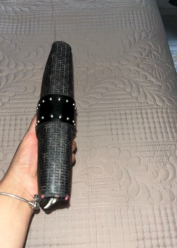 Hotiç Tokalı Siyah Deri Gotik Kadın Cüzdanı - Görsel 5