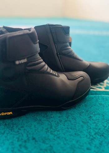 Erkek Siyah Biker Botlar Tokalı - Görsel 3