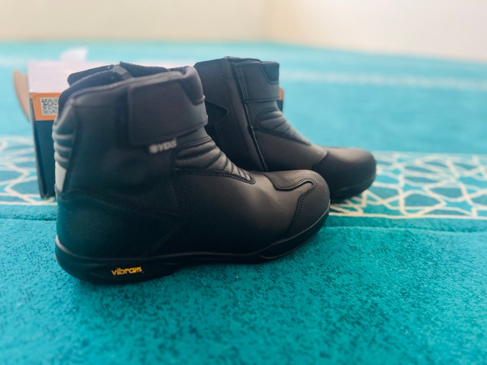 Erkek Siyah Biker Botlar Tokalı - Görsel 3