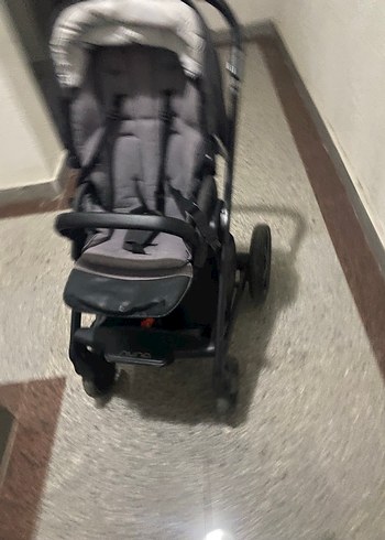 Gri Siyah Bebek Arabası - Görsel 5