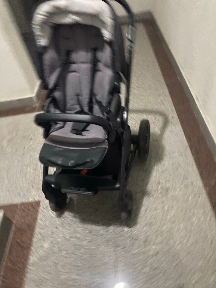 Gri Siyah Bebek Arabası - Görsel 5