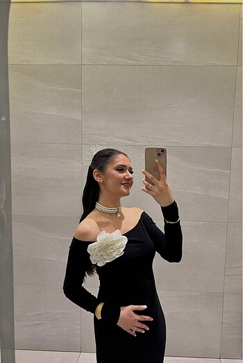 s Beden Madonna yaka elbise