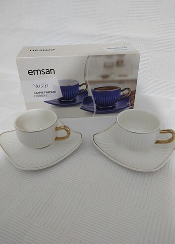 Emsan İkili kahve takımı