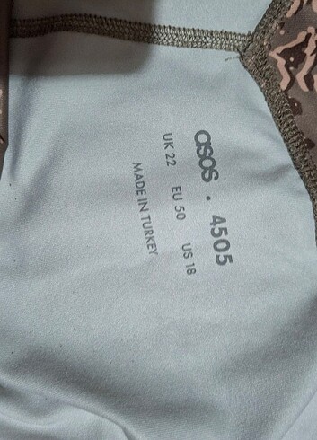 50 Beden Asos Büyük Beden Tayt