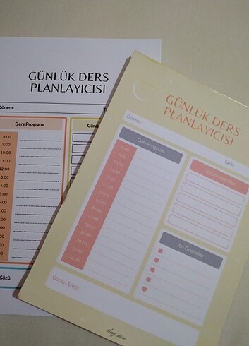 Günlük Ders Planlayıcı A5