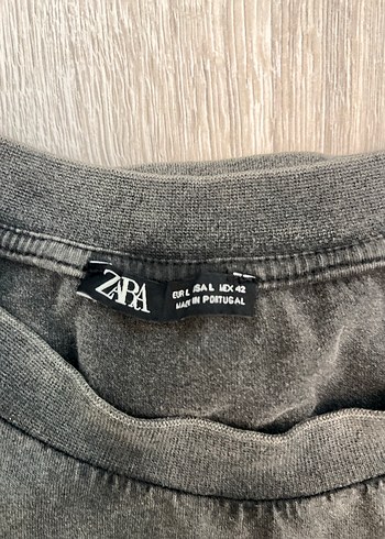 l Beden gri Renk Zara oversize sweatshirt