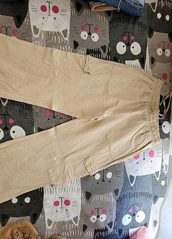 LC Waikiki Keten Kargo Pantolon