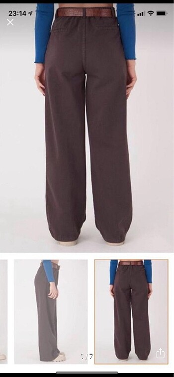 Addax Addan vintage kahverengi pantolon