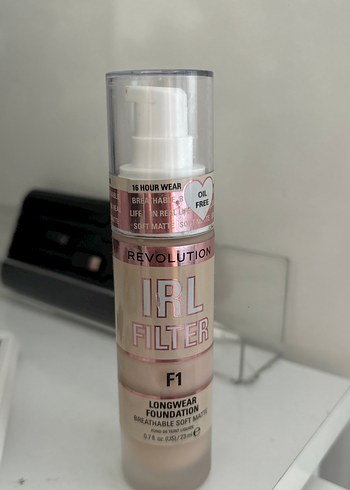 Revolution IRL Filter Uzun Süreli Fondöten F1