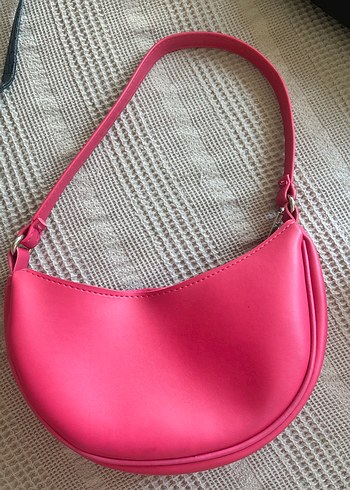 pembe omuz cantası