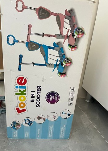 Rookie 5'li Çok Fonksiyonlu Renkli Çocuk Scooter'ı