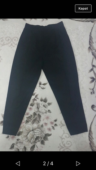 Diğer Siyah havuç pantolon