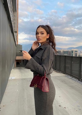 Labarin triko elbise - Görsel 3