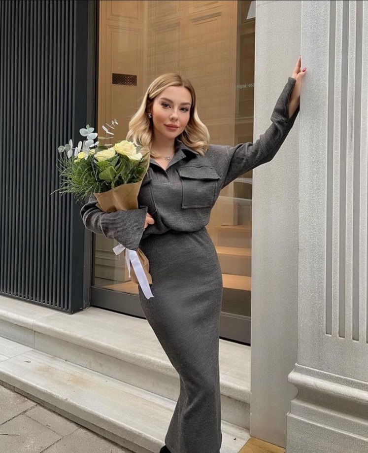 Labarin triko elbise - Görsel 2