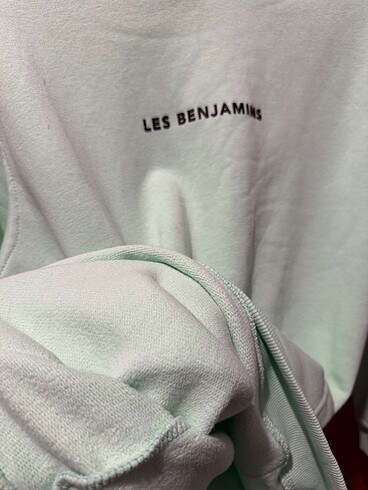 m Beden yeşil Renk Les Benjamins unisex kapüşonlu sweatshirt