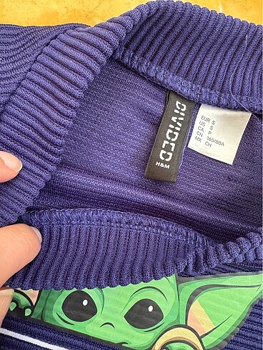 s Beden H&M Baby yoda baskılı tshirt