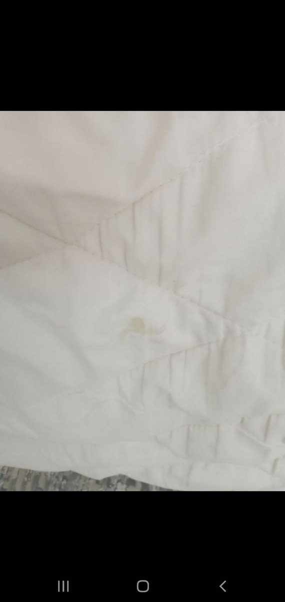 Parlak Beyaz Düz çift kişilik örtü - Görsel 2