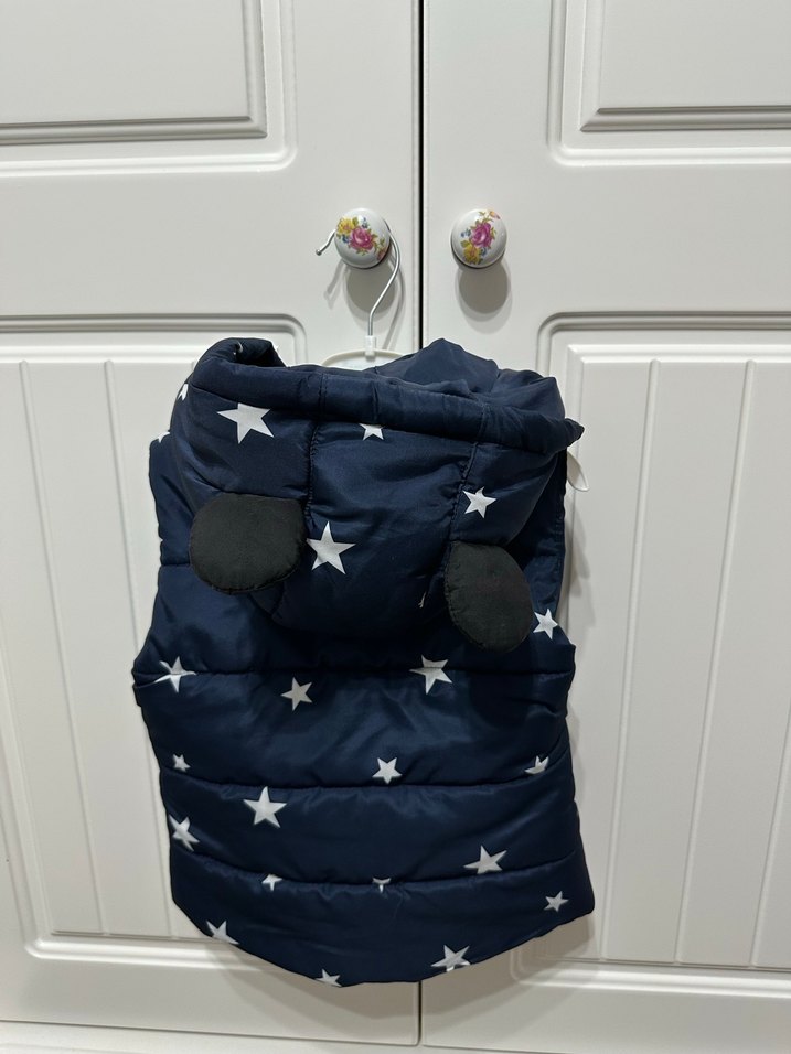 Mickey Baskılı Mavi Kız Çocuk Şişme Yelek - Görsel 3