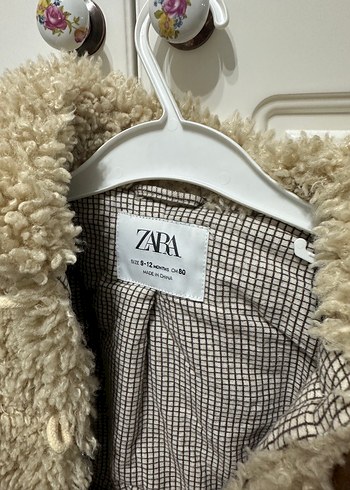 Kürklü Bej Kız Çocuk Kaban - Görsel 4