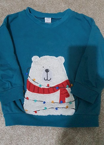 Erkek Çocuk Renkli Baskılı Sweatshirt