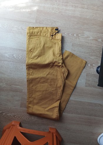 Diğer Bej Erkek Regular Fit Sokak Stili Pantolon