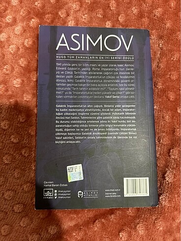  Asimov vakıf kitabı