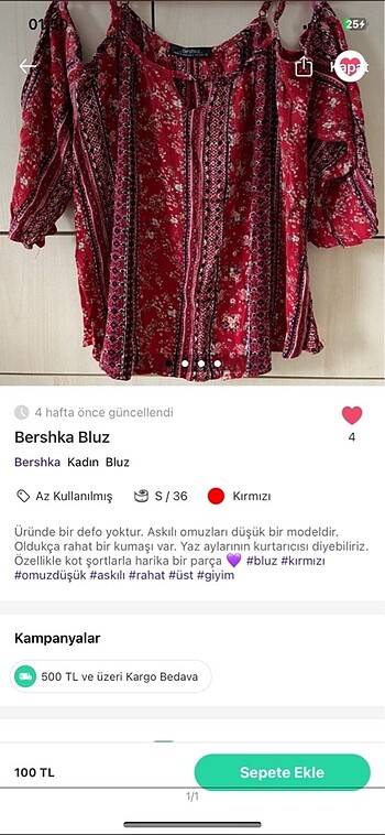 Bershka bluz