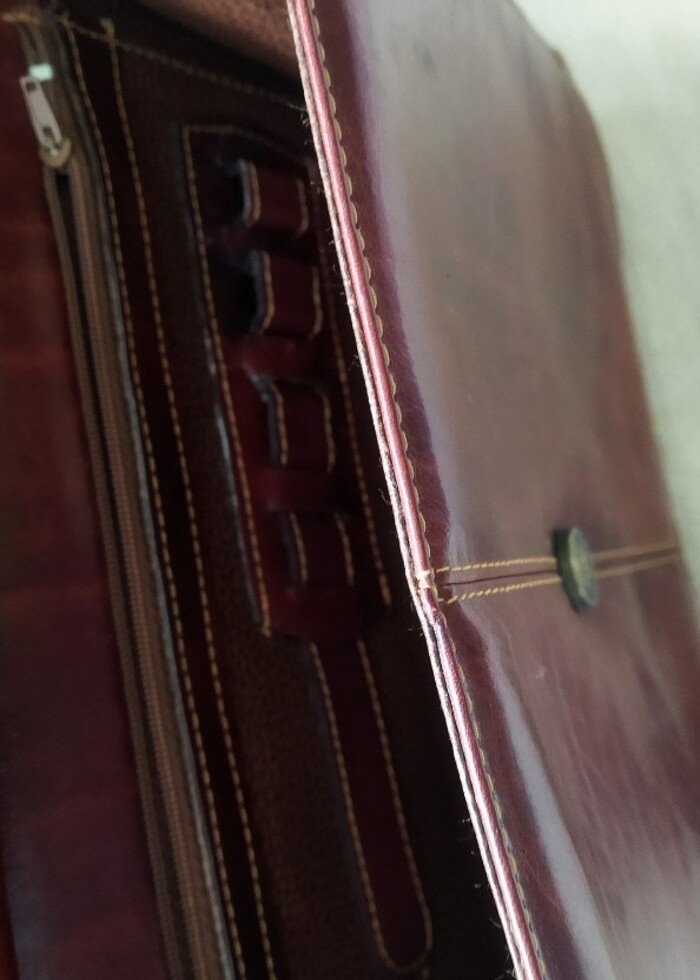 Vintage evrak çantası  - Görsel 3