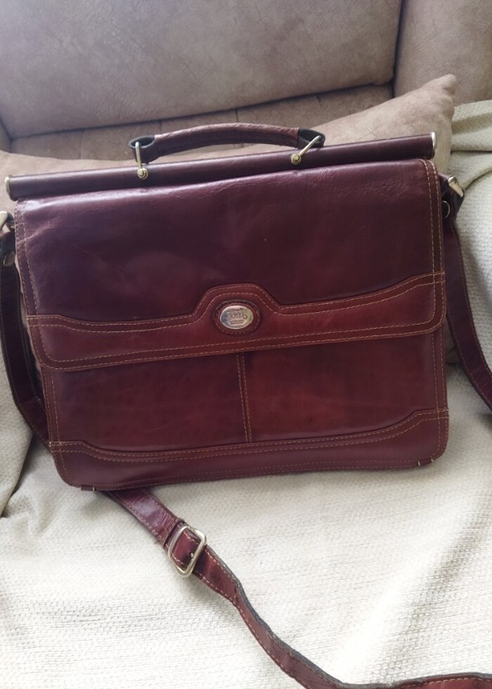 Vintage evrak çantası  - Görsel 2