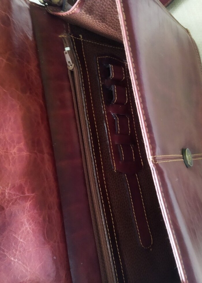 Vintage evrak çantası  - Görsel 4